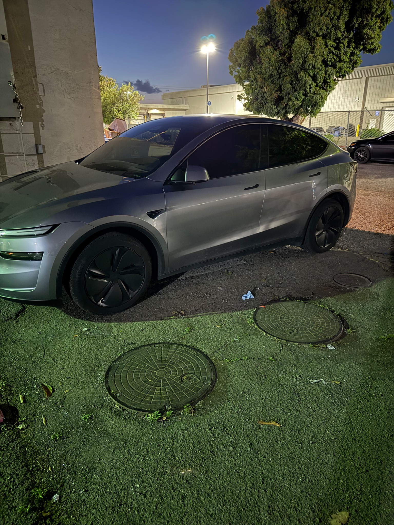 After tint on Tesla Model Y in Napa CA